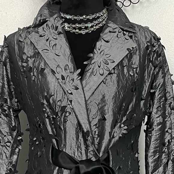 EUC - Don Caster Collection Floral Cut Away Jacket - Picture 4 of 10